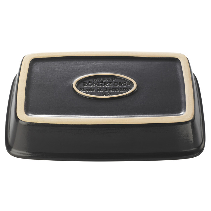 Форма для запекания, 33,2 x 21,1 x 6,5 см, черный, BLACK EDITION Römertopf BBQ Römertopf