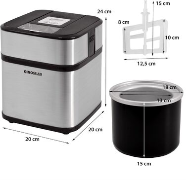 Машина для виготовлення морозива 1,5 л Syntrox Germany Jinoria