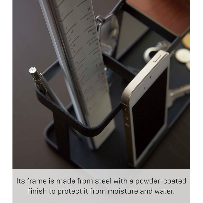 Органайзер для столу Yamazaki Tower, сталевий, чорний, один розмір