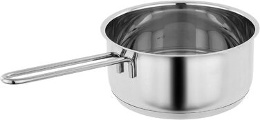 Набір каструль Head Merkur з нержавіючої сталі індукційні каструлі з обідком, літровою шкалою та скляною кришкою (6 предметів)