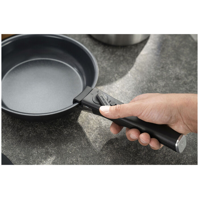 Сковорода 20 см без ручки із антипригарним покриттям, чорна Unlock Zwilling