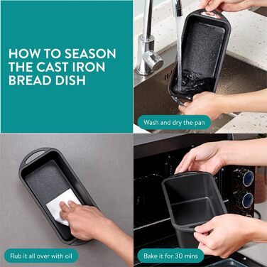 Чавунна форма для випікання хліба 26 см Navaris