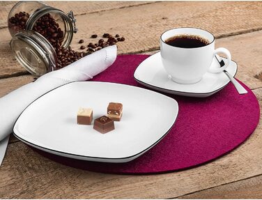 Кавовий сервіз з 18 предметів Black Line Lido Seltmann Weiden