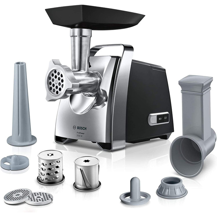 М'ясорубка 2000 Вт з насадкою для сосисок ProPower Bosch