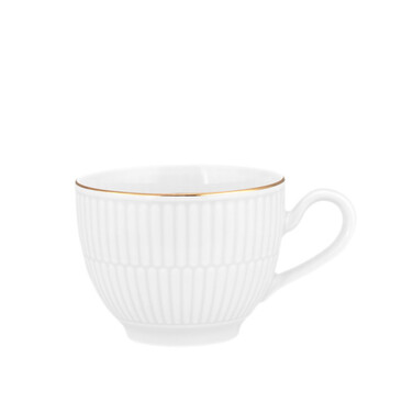 Чашка для кави 0,25 л, біла із золотистим обідком Amina Goldrand Seltmann Weiden