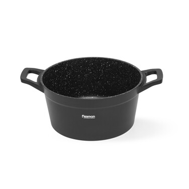 Каструля Fissman FILOMENA 20x10,5 см 2,3 л зі скляною кришкою алюміній з антипригарним покриттям (14532)