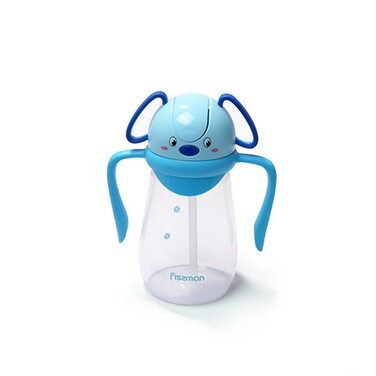 Пляшка для води Fissman 400 мл з трубочкою (6853)