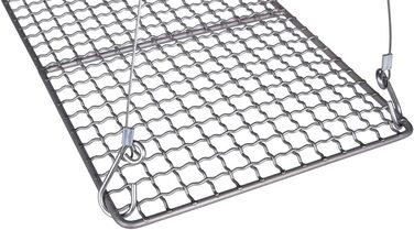 Безграничный Voyage Сверхлегкий Прочный Сверхмощный Титановый Древесный Уголь Барбекю Решетка Для Гриля На Открытом Воздухе Походы Кемпинг (Ti15149B)