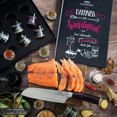 Класичний набір спецій Hallingers - Подарунковий набір спецій ручної роботи, 12 спецій з усього світу (Набір) - Літній подарунок та ідеальний подарунок для барбекю День народження, вітання, новоселення, річниця, вільний час Класичні спеції., 12 спецій (73