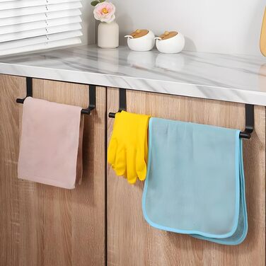 Тримачів для рушників з 6 гачками чорний AGGKY