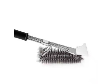 Щетка для гриля трехрядная 2в1 (щетка+скребок) GRILLI 777455 Код: 013097