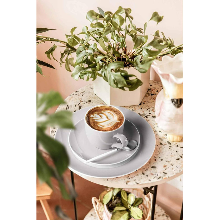 Кофейный сервиз на 6 персон, 18 предметов, серый Liberty Pure Colors Seltmann Weiden