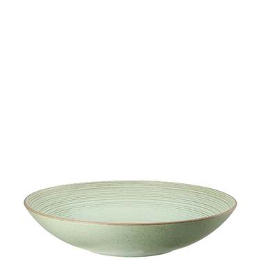 Тарелка глубокая 28 см, зеленая Nature Leaf Thomas