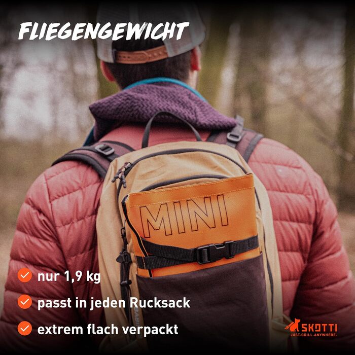 Складний гриль для кемпінгу SKOTTI