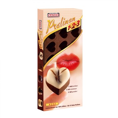 Силіконова форма для приготування цукерок у вигляді сердечок Kaiser