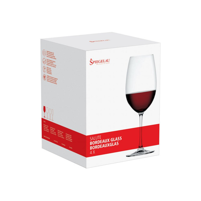 Набір келихів для бордо, 4 предмети Salute Spiegelau