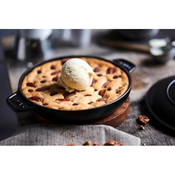 Сковорода-жаровня 20 см з кришкою кругла Graphite Grey Staub