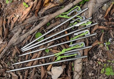 Титановые колышки для походов на открытом воздухе 6 шт. iBasingo