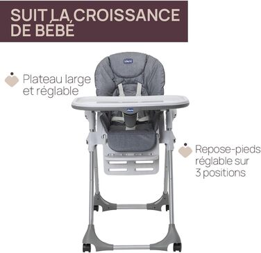 Дитячий стільчик для годування від 6 місяців Chicco