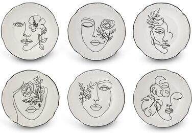 Набір тарілок для торта на 6 персон, 6 предметів KARACA