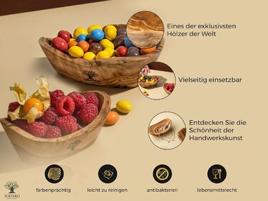 Високоякісні сільські миски для закусок з оливкового дерева, декоративна миска, миска з натурального дерева, віша для ключів, миска для ювелірних виробів, миска з оливкового дерева, миска для занурення, ручна робота. Приблизно 14 см, висота 4,5 см