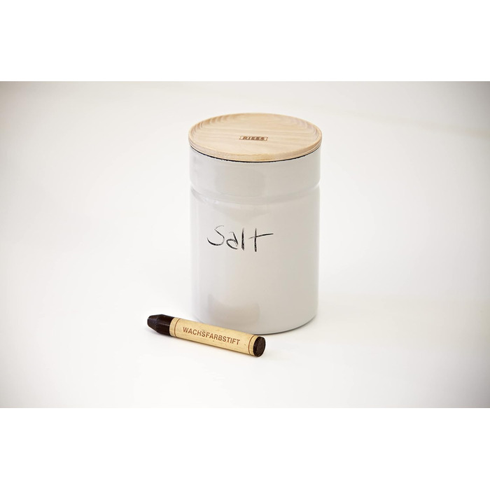 Банка для зберігання 18 см, біла Riess