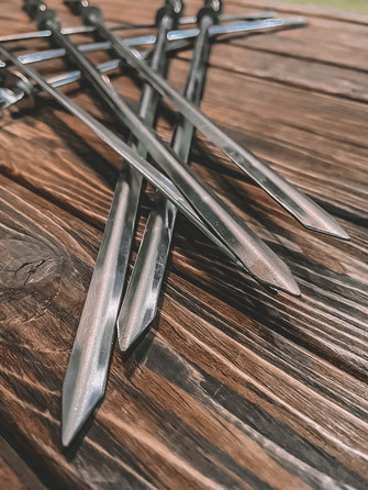 Шампур угловой 74 см из пищевой нержавеющей стали GRILLI