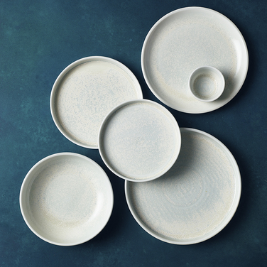 Презентаційна тарілка з бортиком 20.5*h 2.9 см, Terra Porcelain Pearl, GenWare