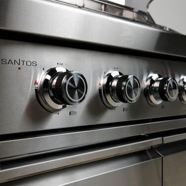 Газовый гриль SANTOS P-618, с боковой и задней горелкой, нержавеющая сталь 900327 Код: 010948