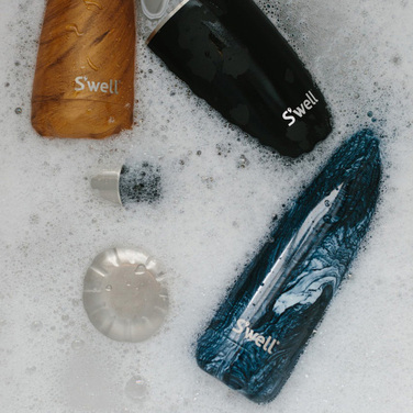 Термобутылка для напитков S'well AZURITE MARBLE, серый, 500 мл