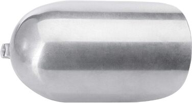 Лопата для корму/мішка/зважування/наповнення Westmark, з внутрішньою рукояткою, об'єм заповнення 2600 мл (приблизно 2000 г борошна), алюміній, магазин, срібло, 90312291