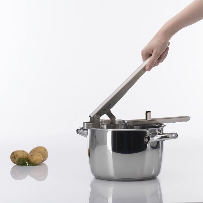 С 4 сменными перфорированными дисками, нержавеющая сталь, квадро, серебро 61172260 (набор из 3 шт.)