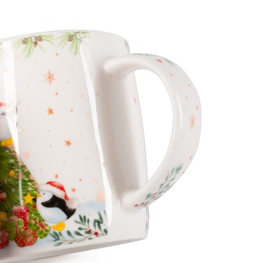 Набір Fissman з кружки 350 мл та іграшки порцеляна (14045)