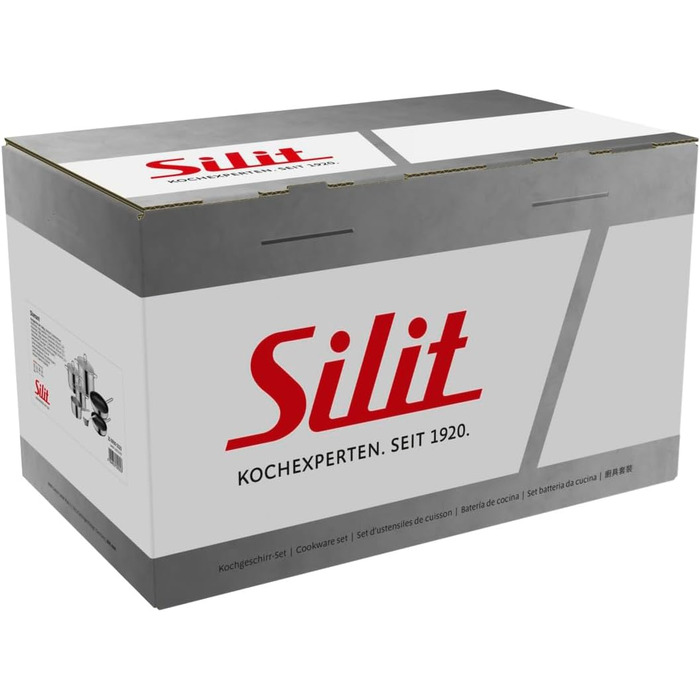 Набір посуду для індукції, 7 предметів каструлі зі скляними кришками, сковорода з лопаткою, полірована нержавіюча сталь. Підходить для всіх типів плит, без внутрішньої розмітки.