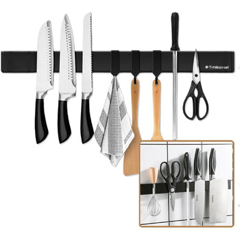 Магнітний тримач для ножів із 3 гачками 50 см Trhillsbrad