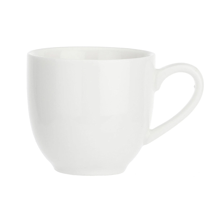 Чашка для кофе с блюдцем La Porcellana Bianca MOMENTI, фарфор, 85 мл