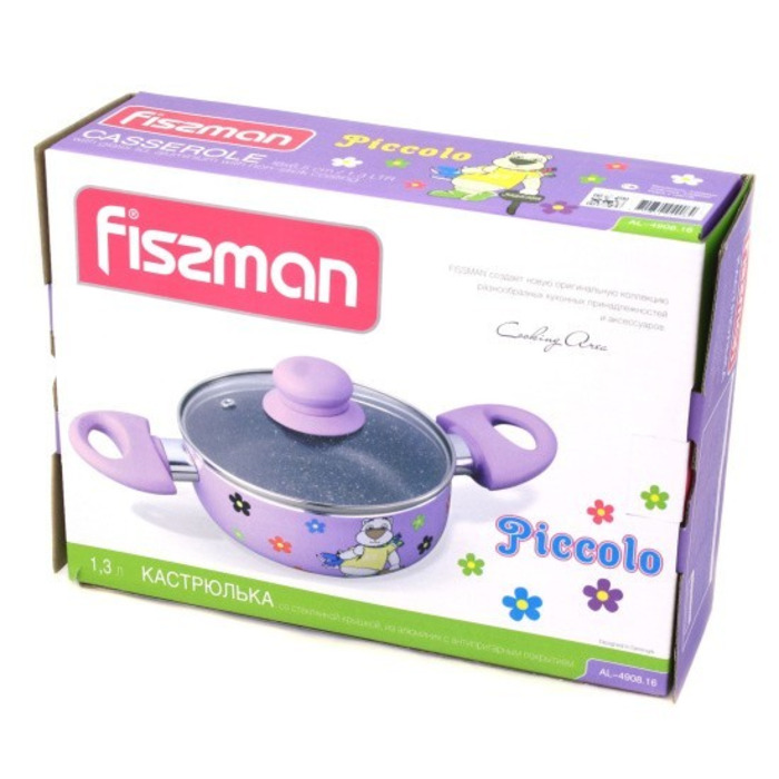Каструля Fissman PICCOLO 16х6,5 см / 1,3 л (4706)
