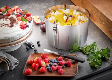 Кільце для торта із затискачем, 15 см Tondo Clip Gefu