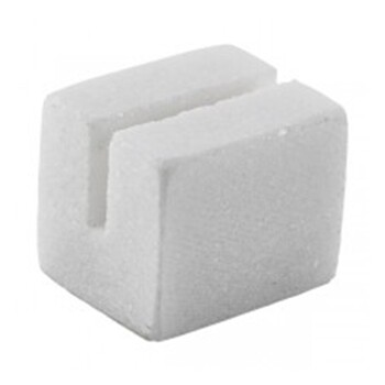 Меню-холдер 3*2.5*2.5 см, мармуровий, білий, GenWare