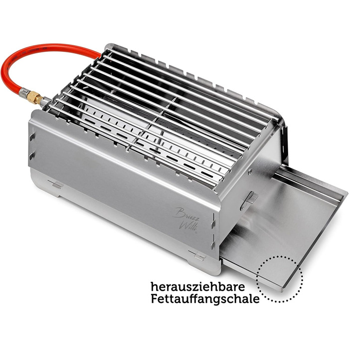 Мобільний газовий гриль на 50 мбар BRUZZ WILLI