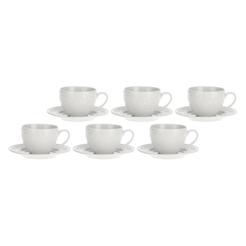 Набір чашок для кави з блюдцем La Porcellana Bianca SOGNANTE, порцеляна, 100 мл, 6 пр.