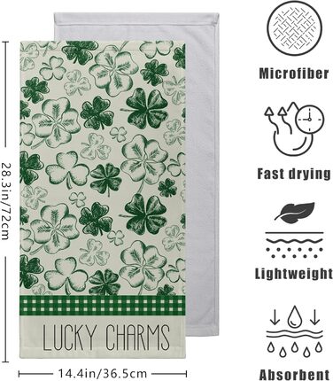 Різдвяні кухонні рушники Kwlegh, рушник для рук, різдвяна ялинка, цукерка-тростина, сніжинка, рушник для пальців, набір з 2 шт. , милий чоловічий банний рушник, високопоглинаючі рушники, 36 x (талісман на щастя)