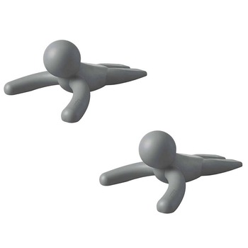 Набір з 2 дверних стопперів сірий Buddy Umbra