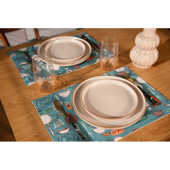 Набор сервировочных салфеток Ardesto Cookery, 30х45см, 2 шт, 90% полиэстер, 10% хлопок