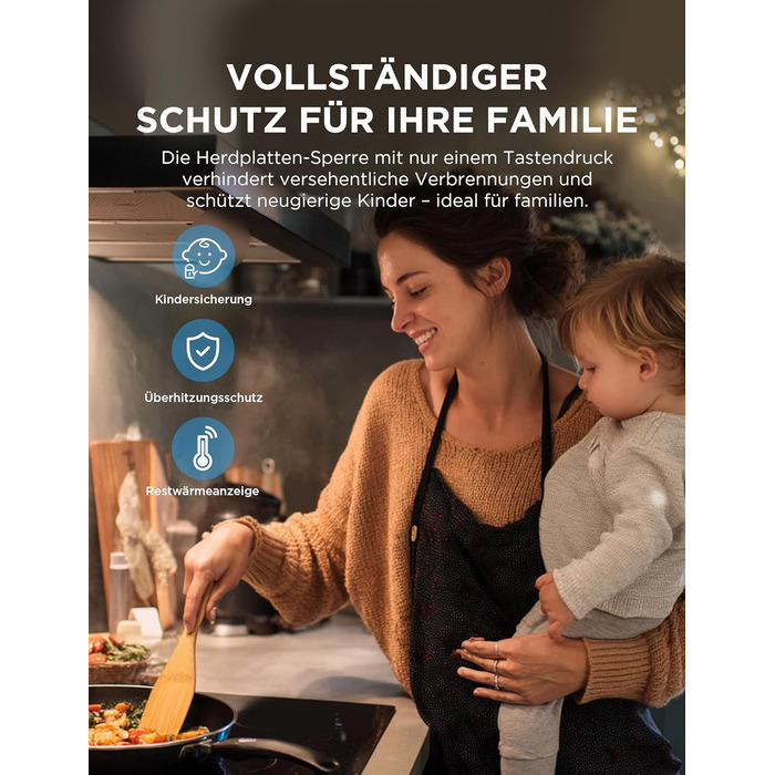Індукційна варильна поверхня на 2 конфорки 3500 Вт Midea