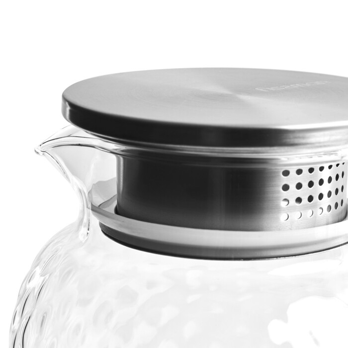 Кувшин для холодных и горячих напитков Fissman с фильтром 1800 мл жаропрочное стекло (6588)