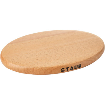 Підставка деревяна магнітна 21 см, овальна Staub