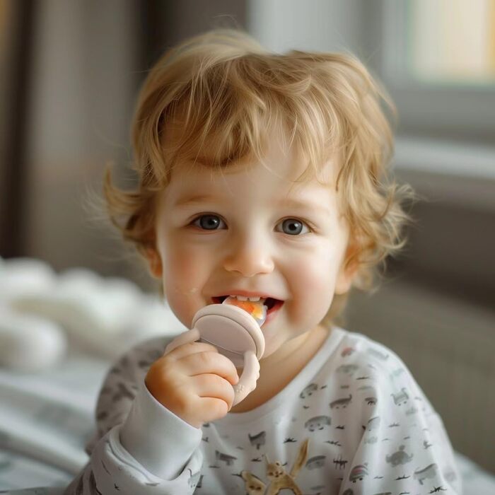 Дозатор дитячого харчування силіконовий на 9 порцій, рожевий ZUFIO