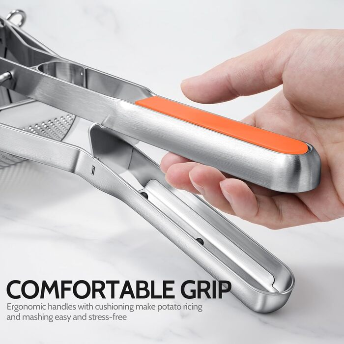 Прес для картоплі 30 см, помаранчевий Sopito