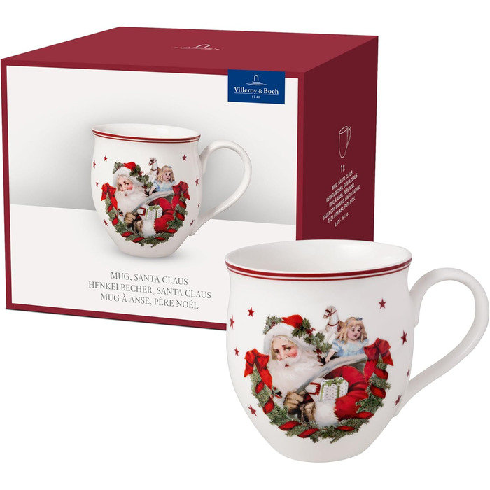 Кружка с ручкой 0,39 л Санта Toy's Delight Villeroy & Boch